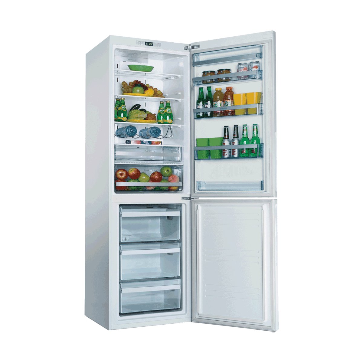 Haier CFL634CW Independiente 340L A+ Blanco nevera y congelador ...