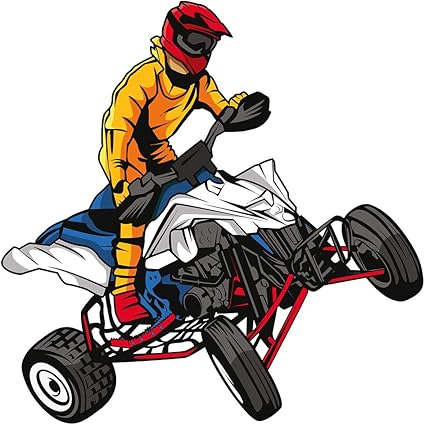 Autocollant quad gratuit Clearance