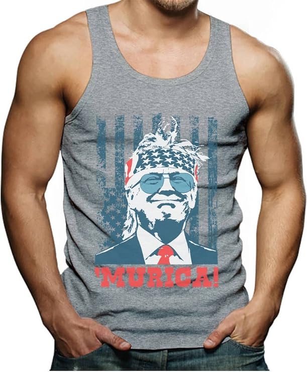 Donald Trump Tank Murica 4th of July Patriotic American