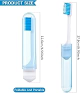 Xinzistar 4-Piece Portable Folding Travel Toothbrush Set for All Ages view 2