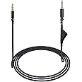 weishan A40 Cord Replacement for Astro A10 A40 TR Gaming Headsets, 3.5mm(1/8") Braided Detachable Audio Cable with Inline Volume Control, 6ft Long