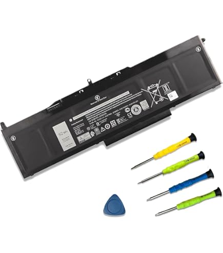 Amazon.com: Eleskylaptop New 11.4V 92Wh VG93N WFWKK Laptop Battery