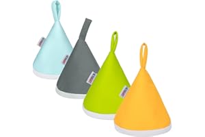 ALVABABY 4 Pcs Baby Boy Pee Covers, 3.5 * 4 In,Strong Water Absorption Pee Shield for Newborn Boy, 4-Layer Reusable Pee Cap, Diaper Changing Accessory for Baby Gift