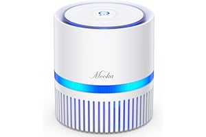 Air Purifier for Bedroom Home with H13 HEPA Filter, Portable Size Small Air Cleaner for Home Office RV 300sq.ft, Odor Eliminator for Dust, Pets, Smoke, Pollen, MOOKA