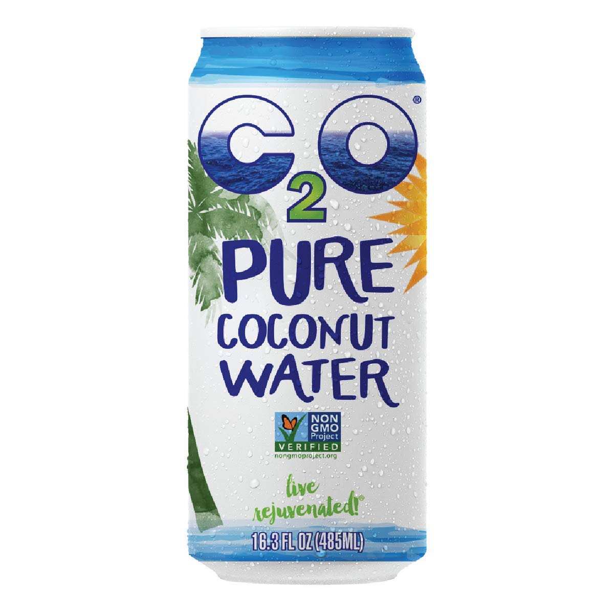 C2O Pure Coconut Water with Ginger, Lime, and Tumeric, 17.