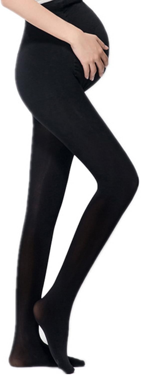 ZUMIY Medias Premamá, Mujeres de Maternidad del Vientre Opaco Medias