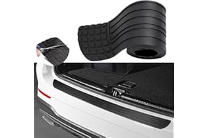 Car Rear Bumper Protector,Trunk Protection Strip,Rear Bumper Protector Guard Rubber,Universal Anti-Scratch Trunk Bumper Guard