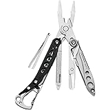 LEATHERMAN, Style PS Keychain Multitool with Spring-Action Scissors and Grooming Tools, Built in the USA, Black