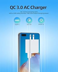 18W QC3.0 USB Type C Fast Charger Fit for Samsung