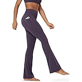 ODODOS Cloud Feeling Flared Pants with Pocket for Women High Waist Casual Bootcut Yoga Pants, 30"/32" Inseam