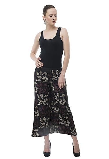 Women Rayon Plazo- Blue