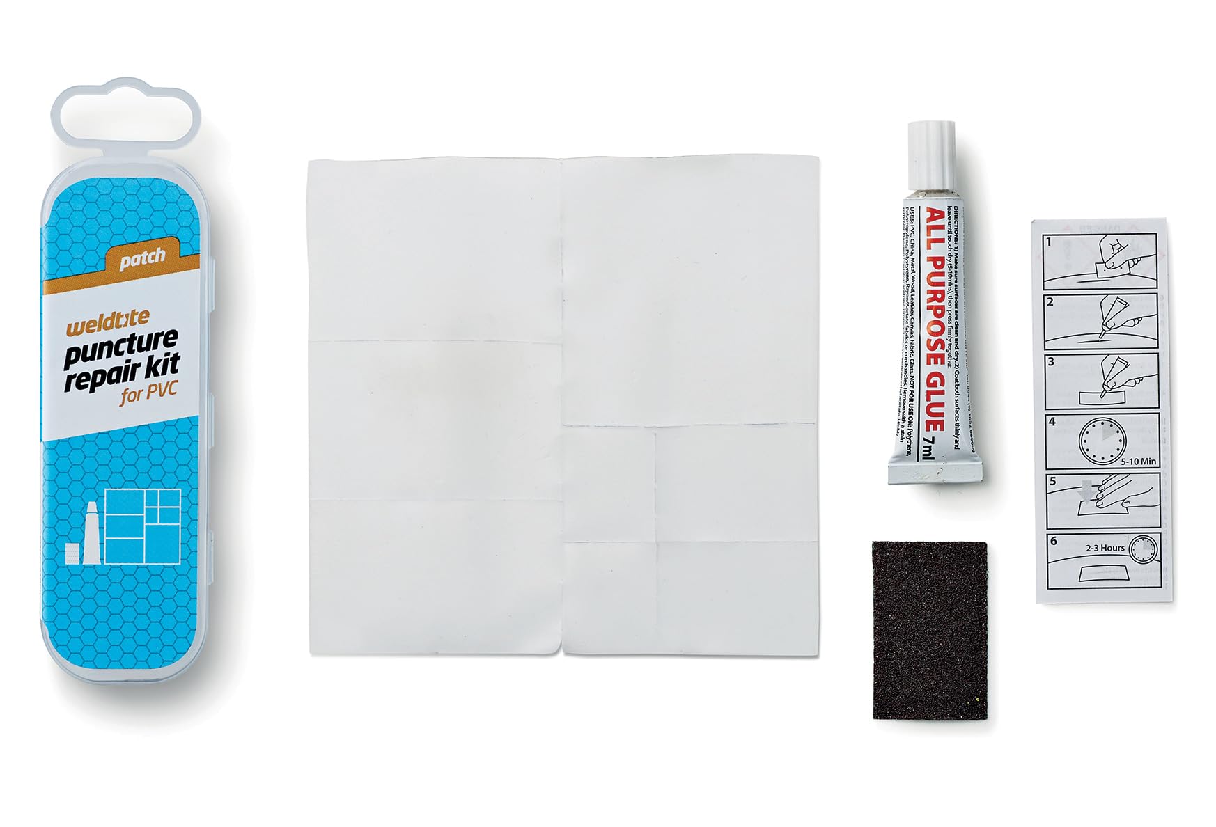 Weldtite PVC Repair Kit,Silver