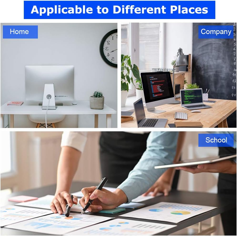 Computer Desk Gaming Desk L Shaped Corner Desk Home Office Writing Workstation Toughened Glass Study Keyboard CPU Stand PC Modern Table for Small Spaces,Black: Furniture & Decor