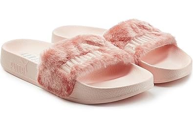 puma fenty slides pink