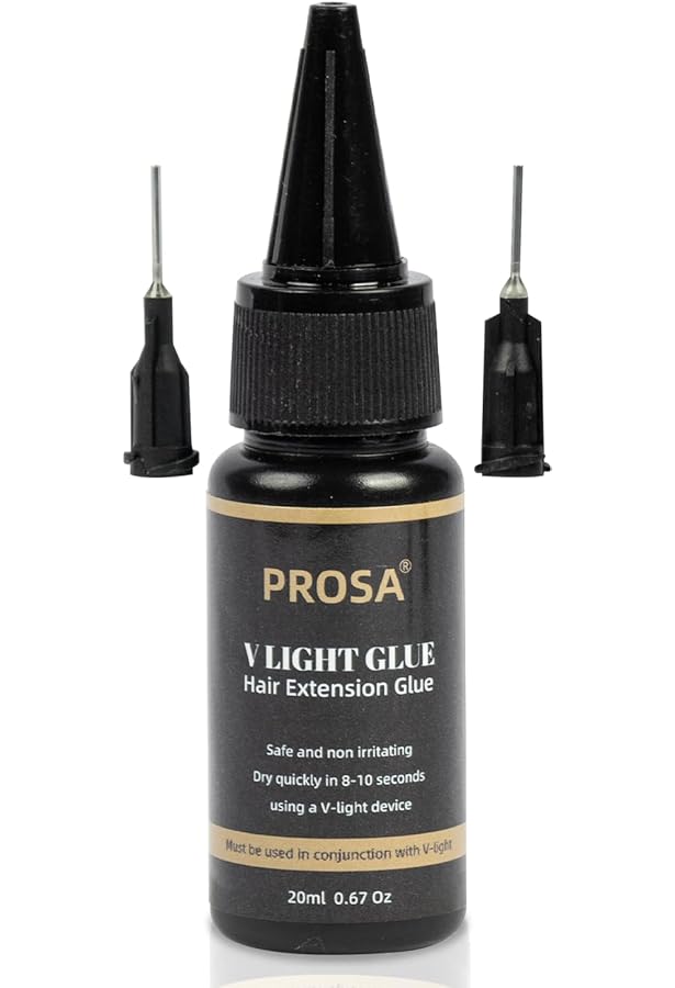 Amazon.com: V Light Hair Extension Black Glue : Beauty & Personal Care