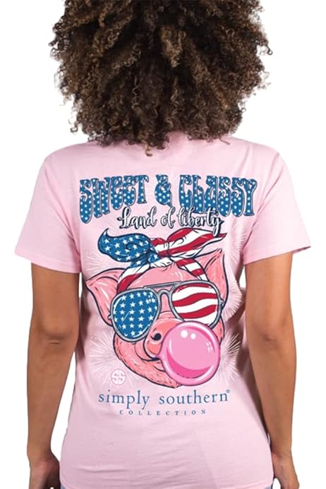 simply southern god bless the usa shirt
