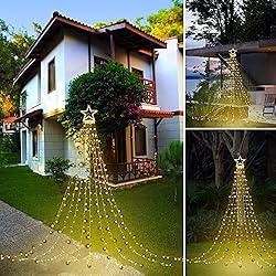 PUHONG Christmas Decoration Outdoor Star String
