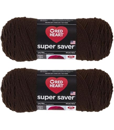 Amazon.com: Red Heart Super Saver Yarn 365 Coffee