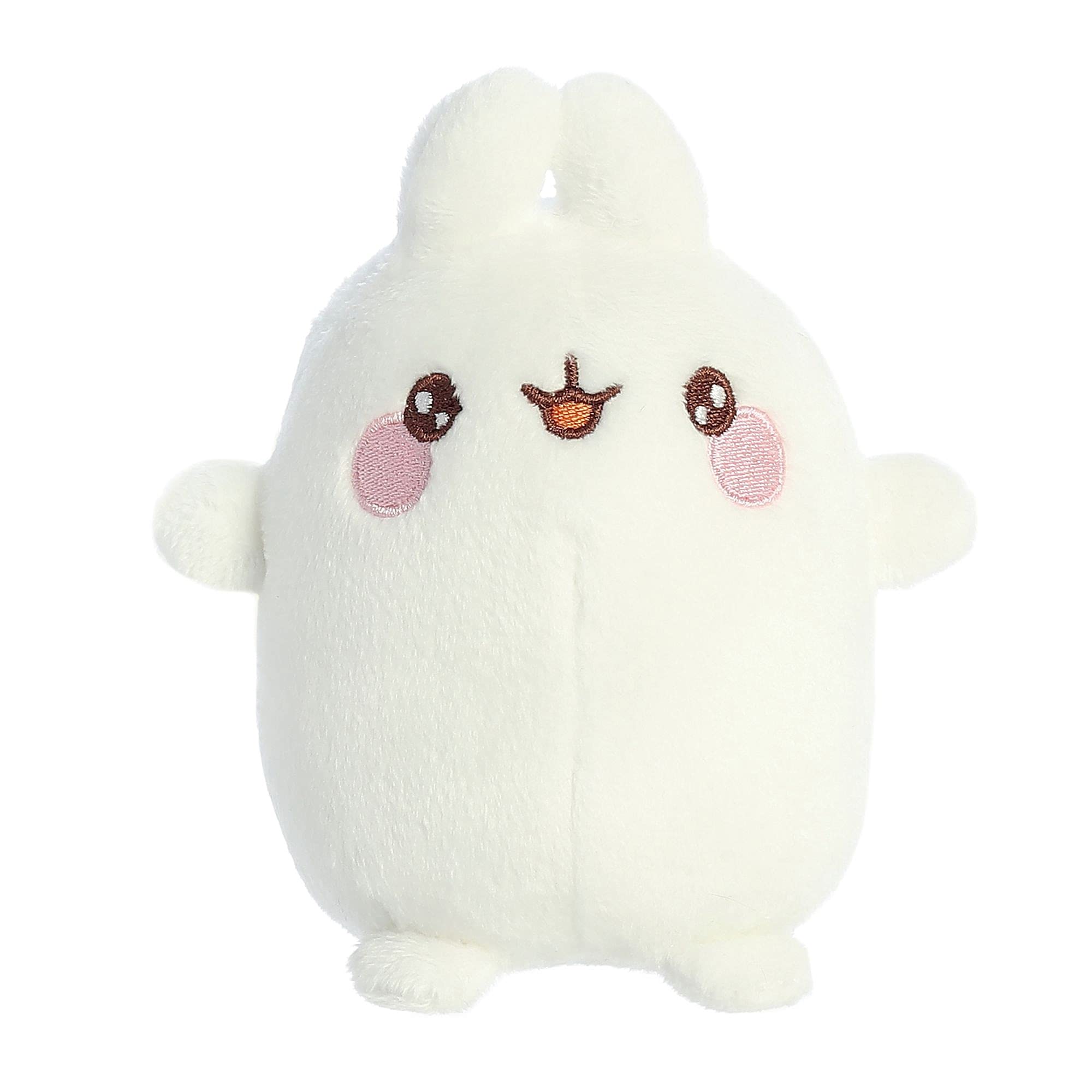 Photo 1 of Aurora® Playful Molang Excited Molang Stuffed Animal - Adorable Characters Design - White 5 Inches
