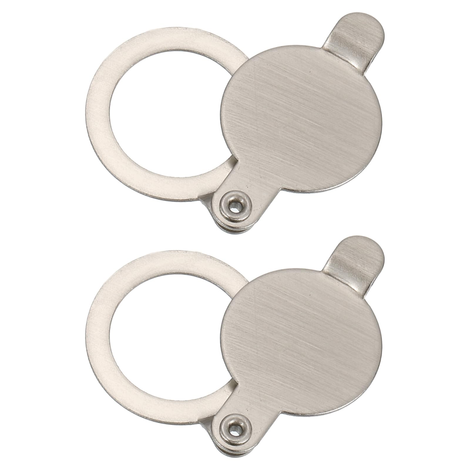 PATIKIL 5/8" Peephole Cover,Door Peephole Protector Privacy Door Viewer Cover for Home Security Apartment Hotel,Brushed Nickel 2pcs