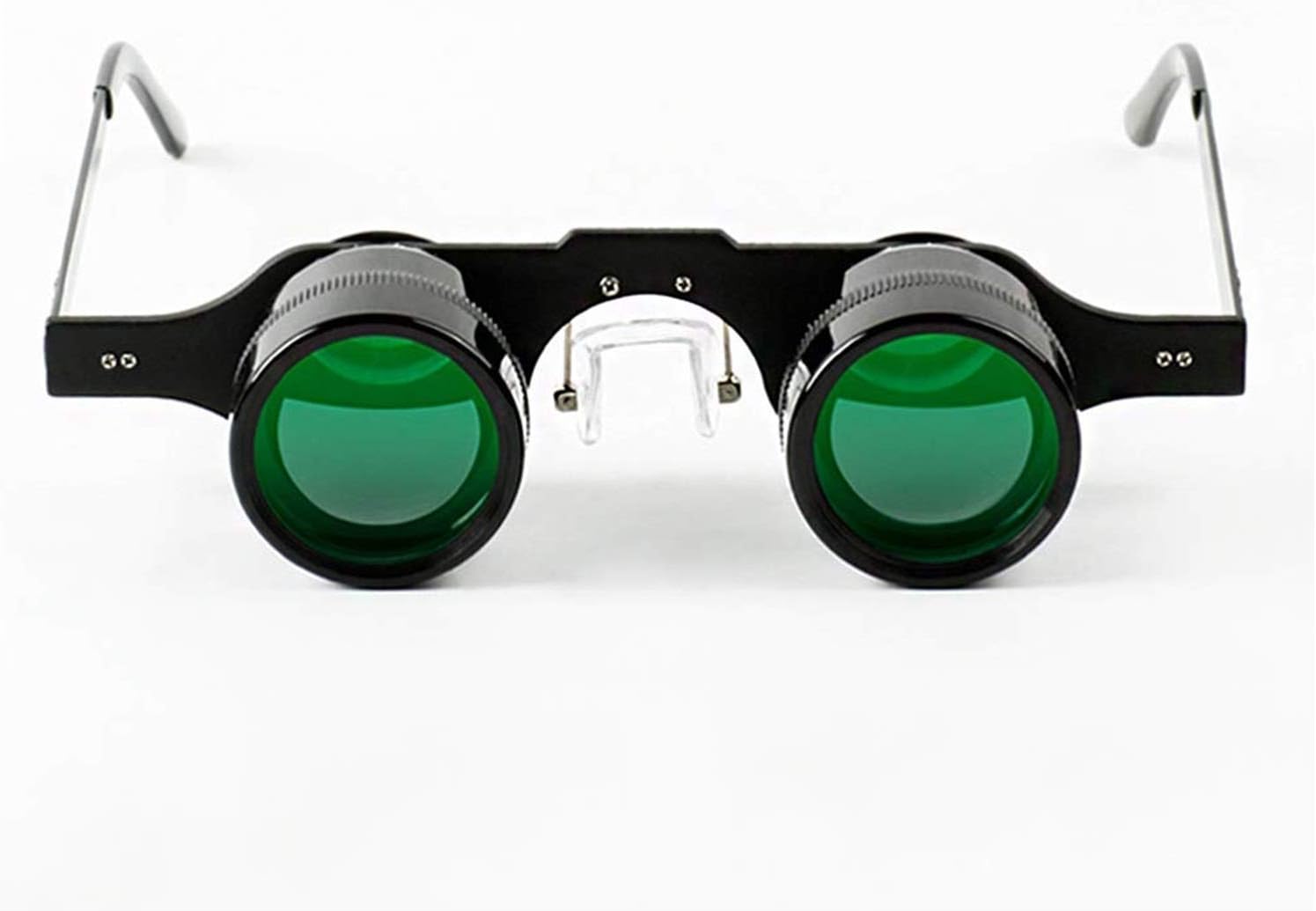 Nhlzj WEIDONG Worth Having - 10 X Fishing Binocular Glasses,Professional Hands Free Magnification Sports,Concerts,Theater,Opera,TV Magnifiers (Color : Green)