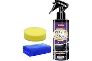 CYTITZHN Black Plastic Restorer for Cars - Ceramic Trim Coating Restores Faded Black Trim, Vinyl & Rubber | UV Protection & Deep Shine Polish | Long-Lasting Flexibility Renewal (5oz/150ml)