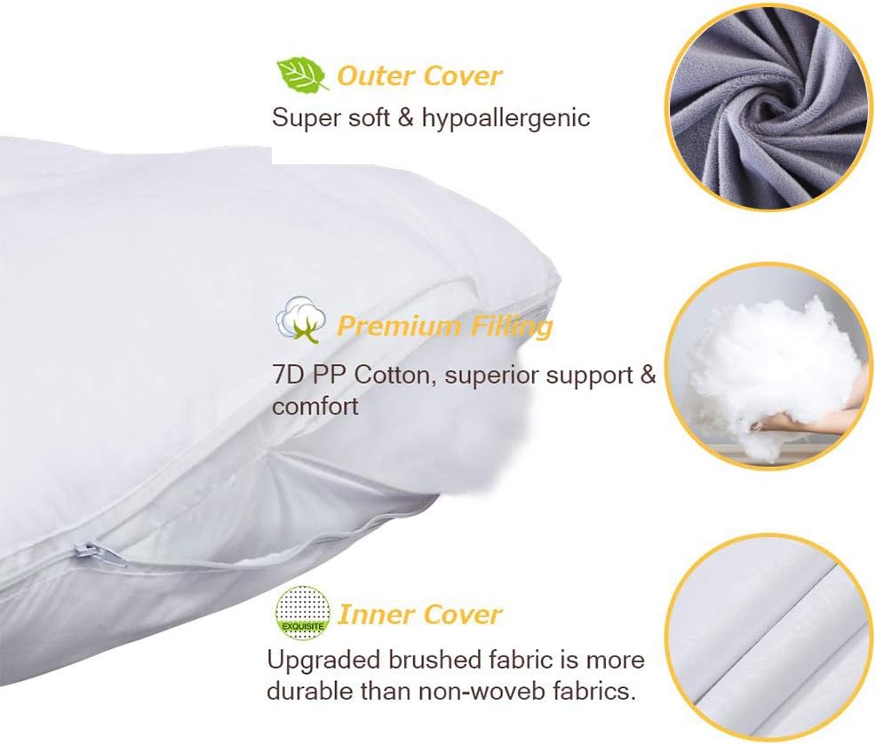 Pregnancy Pillow, U-Shaped 52" Full Body Maternity Pillow for Pregnancy Women Sleeping with Washable Velvet Outer Cover - Support for Back, Hips, Legs, Belly (Grey): Kitchen & Dining