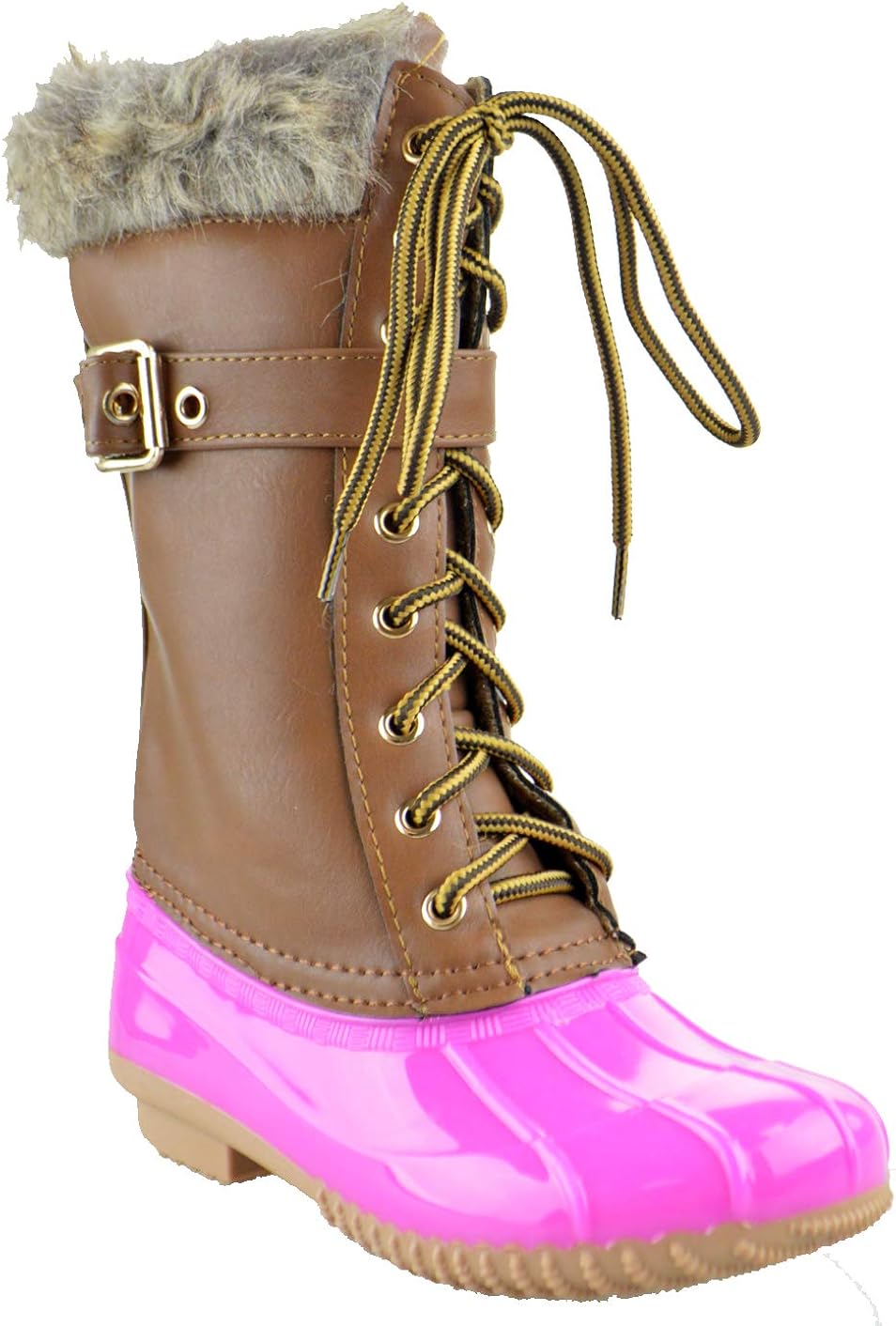 trendy duck boots