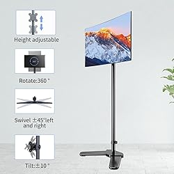 Single Monitor Mount, Extra Long Monitor Stand, 47