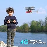 VATOS RC Helicopter 2.4G with LED One Key Take Off Indoor Flying USB Charging view 8