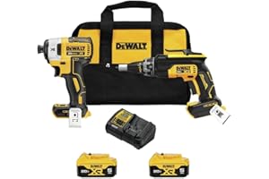 DEWALT 20V Max XR Drywall Screwgun & Impact Driver Combo Kit (DCK268P2)