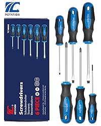 ROTATION 6PCS Magnetic Tip Screwdriver Set, 3