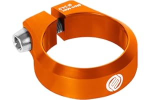 FIFTY-FIFTY Bike Seat Post Clamp, Aluminum Alloy Bicycle Seatpost Collar, 28.6/29.8/31.8/34.9/36.4/38.6mm Bicycle Seat Tube C