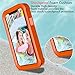 Temdan iPhone X/iPhone Xs Floating Case Shockproof Lifejacket Case Designed Flaoting on Water Kidsproof Case for iPhone X/XS 2018 (5.8inch) -Orange