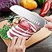 Godmorn Santoku Knife 7 inches Kitchen Knife German Stainless Steel Sharp Blade Utility Chopping Knife Kitchen Knife with ABS Ergonomic Handle Perfect Home Kitchen for Slicing, Dicing, and Mincing
