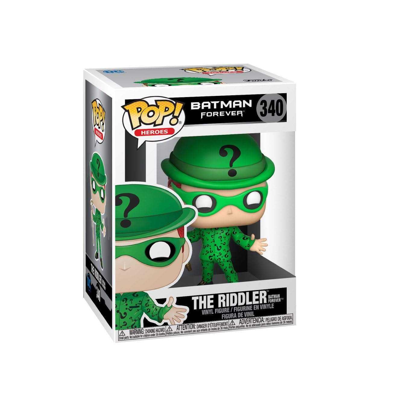 Funko Pop! Heroes: Batman Forever - the Riddler - DC Comics - Collectable Vinyl Figure - Gift Idea - Official Merchandise - Toys for Kids & Adults - Comic Books Fans - Model Figure for Collectors