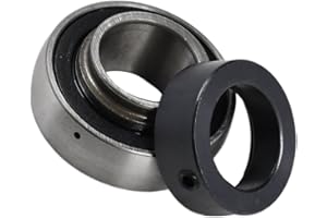 Molloparts SA205-16 1" Bore Bearing Spherical Insert Bearing with Eccentric Locking Collar Rep for 1-653346 JD8665 Insert Bearing