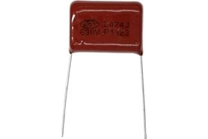 (Pack of 10) CBB22 630V 470nF(474) P22.5 22.5mm Met Polypropylene Film Capacitor