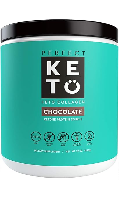 Perfect Keto Chocolate Protein Powder: Collagen Peptides Grassfed Low Carb Keto Drink Supplement with MCT Oil Powder. Best as Keto Drink Creamer or Added to Ketogenic Diet Snacks. Paleo & Gluten Free best paleo powders Perfect Keto Chocolate Protein Powder: Collagen Peptides Grassfed Low Carb Keto Drink Supplement with MCT Oil Powder. Best as Keto Drink Creamer or Added to Ketogenic Diet Snacks. Paleo & Gluten Free best paleo powders