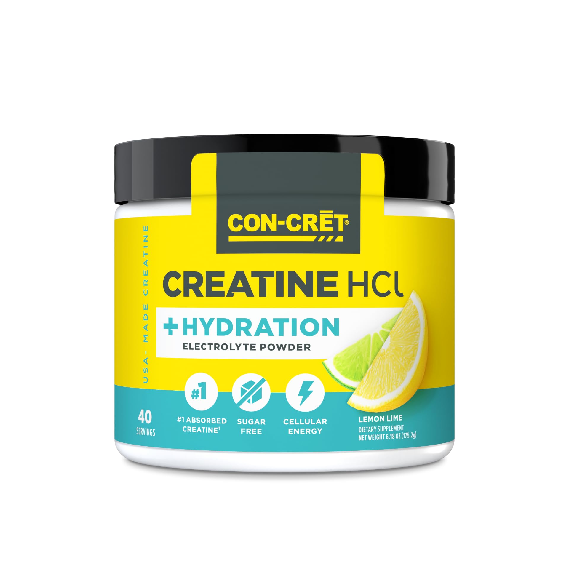 Creatine HCl + Hydration (Lemon Lime)