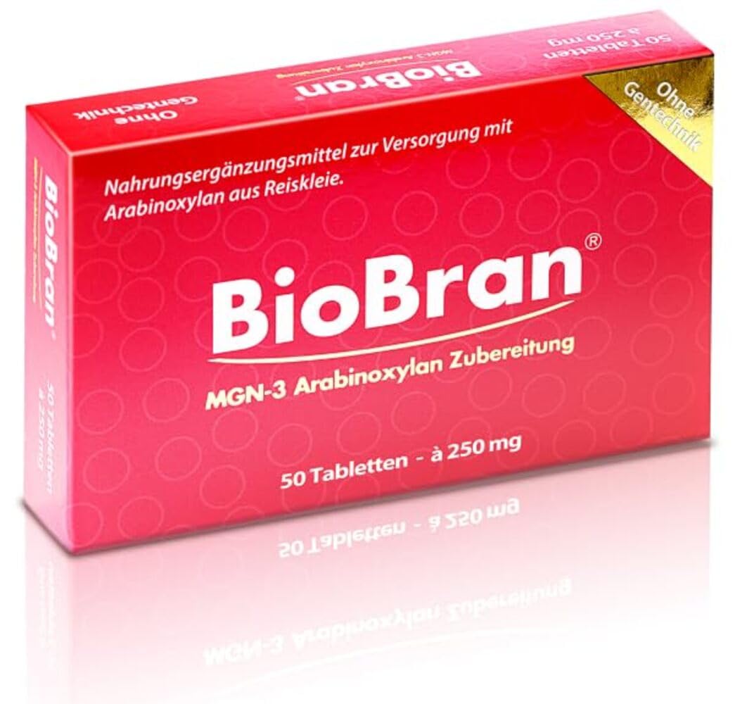 Biobran MGN3 250mg, 50 Tablets