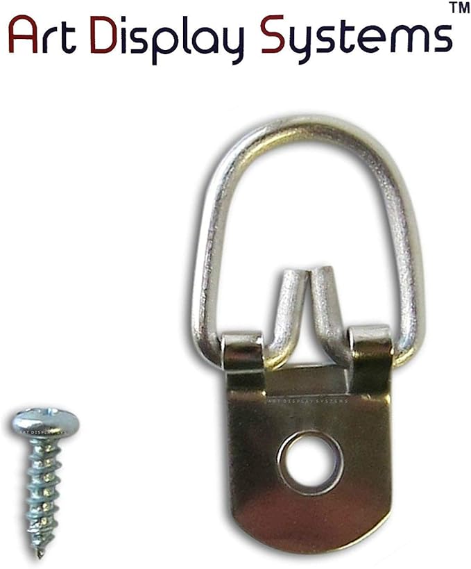 ADS 100 Heavy Duty DRing Picture Hangers with Screws by ART DISPLAY