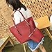 Clearance!! 4 Pcs Womens Fashion Bags Women Leather Shoulder Bag+Crossbody Bag+Handbag+Wallet (Red)