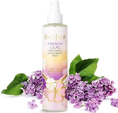 Pacifica French Lilac Perfumed Hair and Body Mist for Women 6 oz