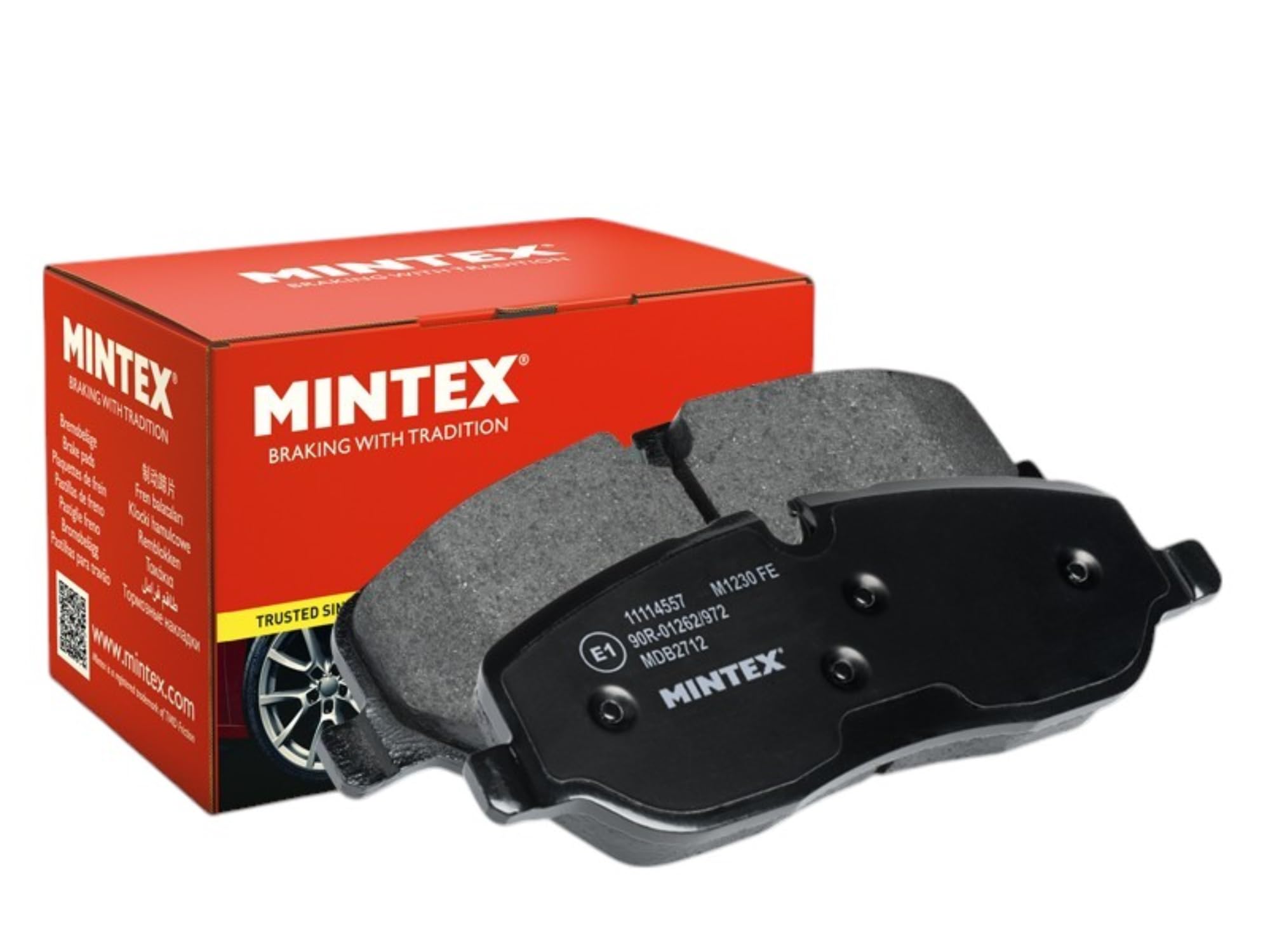 Mintex MDB2595 - Set of 4 Disc Brake Pad, Front
