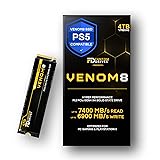 Fantom Drives VENOM8 4TB M.2 SSD - Up to 7400MB/s