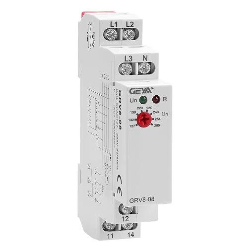 GEYA Voltage Protection Relay - Phase Sequence & Failure, 1SPDT 10A, AC127-265V