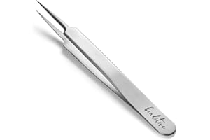 Beaditive High Precision Needle Nose Tweezers - 4.7" Craft Tweezers for Sewing, Beading, Quilling & DIY Crafts - Non-Serrated