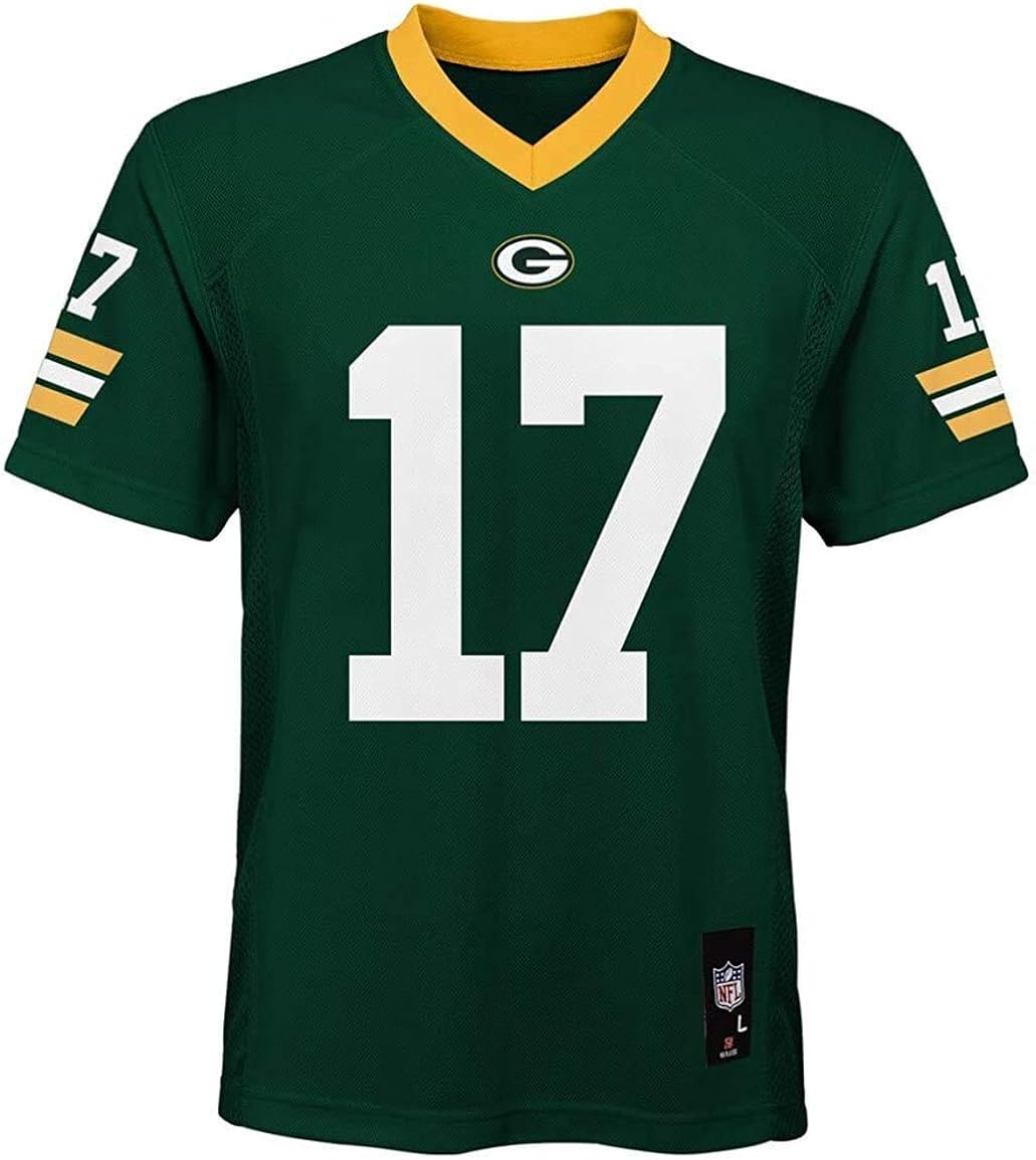 Amazon Com Davante Adams Green Bay Packers Green Kids 4 7 Home Mid Tier Jersey 7 Clothing