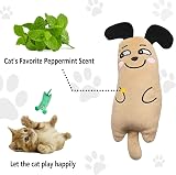 jiuhao Catnip Toys 3 Pack Interactive Plush Teeth Cleaning Indoor Cats Kitten view 2